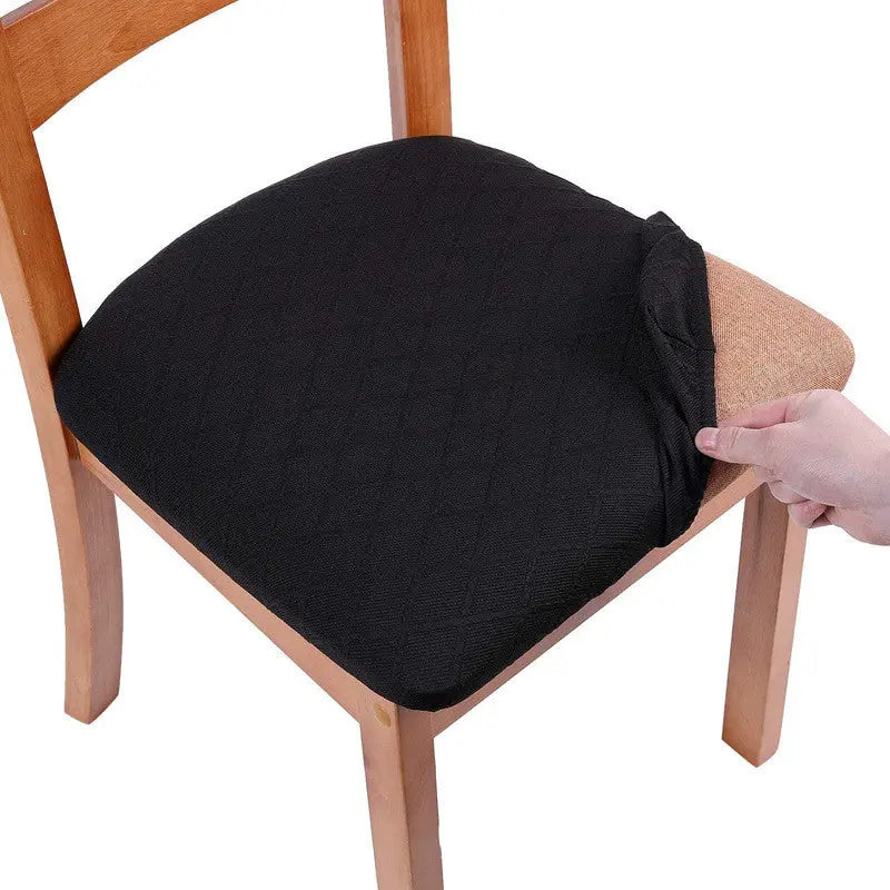 Housse Assise Chaise Moderne JARLINA Black