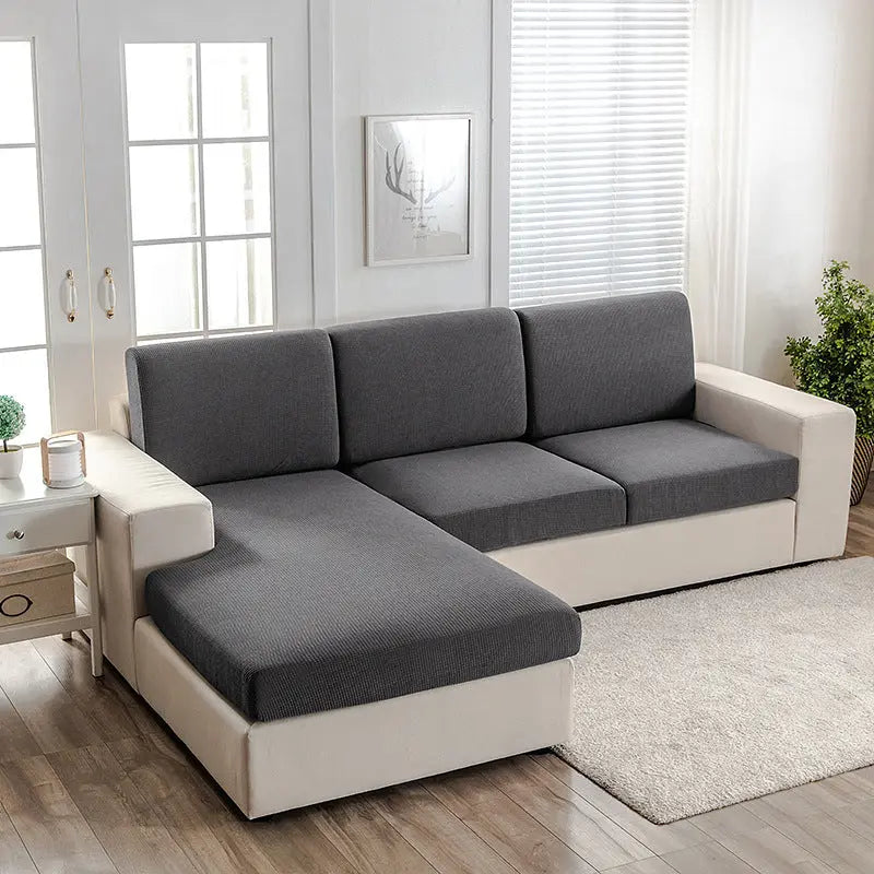 Housse Assise Imperméable CIRCLE Dark Gray-Enlarge Single