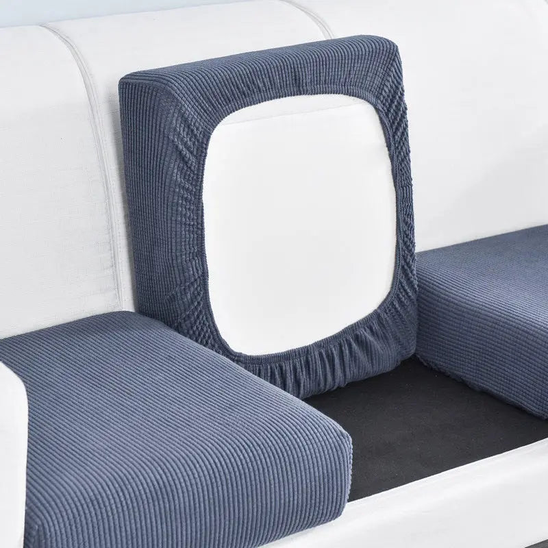 Housse Assise Stretch Poly KLEAN Grey blue-L