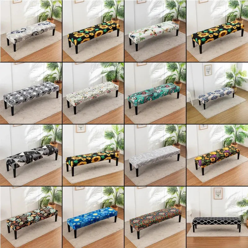 Housse Banquette Florale Extensible FLORINA Housse de France