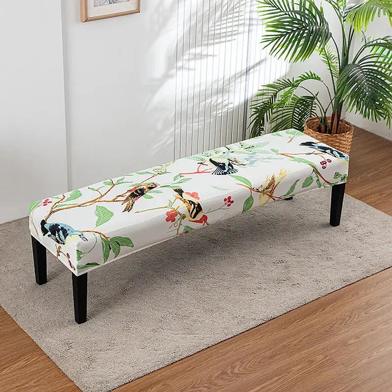 Housse Banquette Florale Extensible FLORINA Housse de France