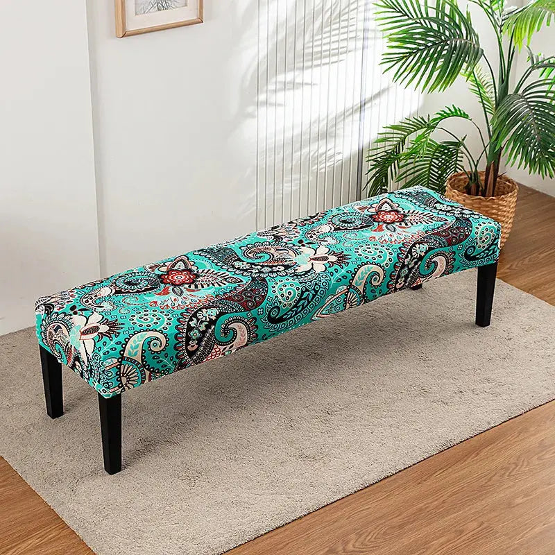 Housse Banquette Florale Extensible FLORINA Housse de France