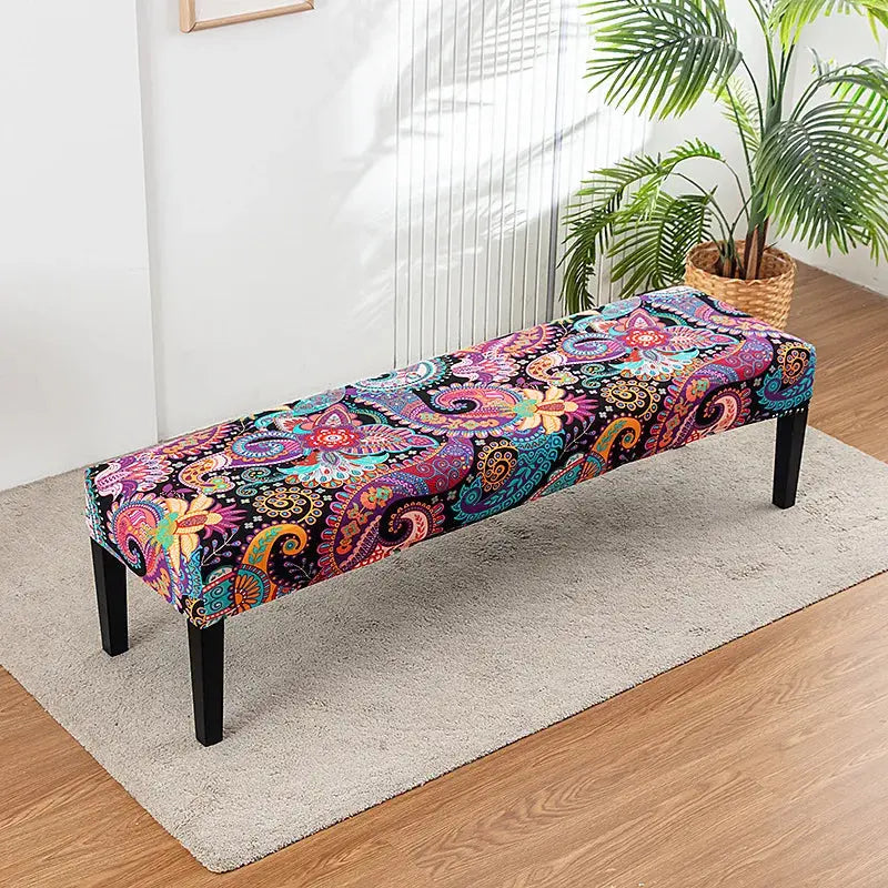 Housse Banquette Florale Extensible FLORINA Housse de France