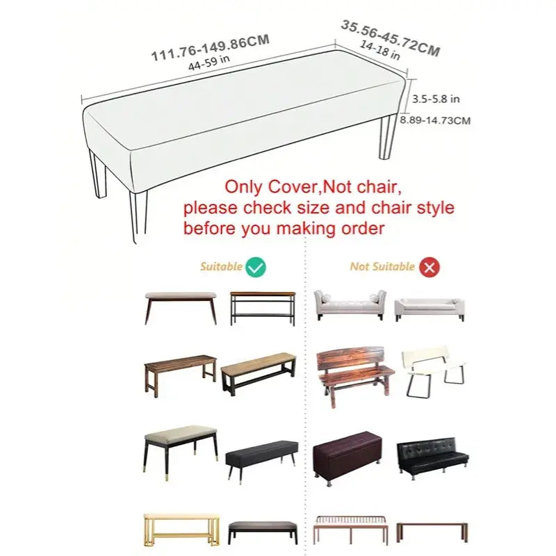 Housse Banquette Jacquard Élastique BENTOR