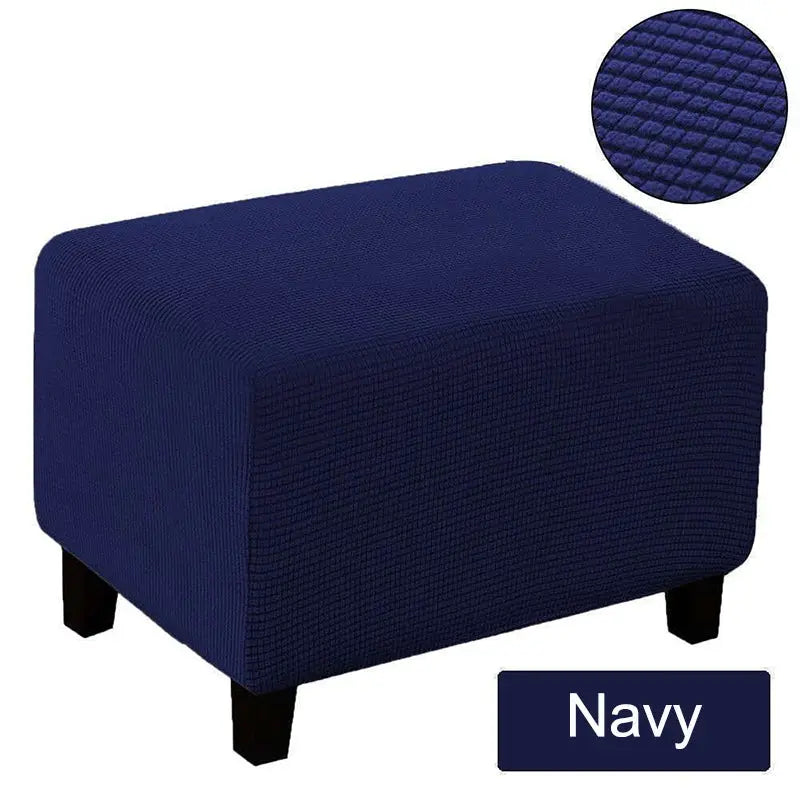 Housse Banquette Velours Élastique SOFIUM Navy Blue-M