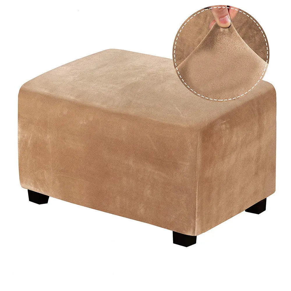 Housse Banquette Velours Extensible NAVIRA Camel-M