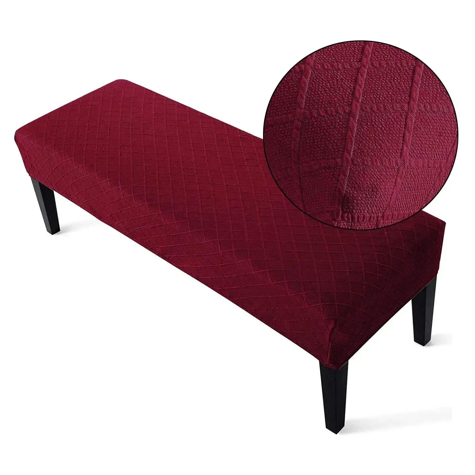 Housse Banquette Velours Extensible VELVBEN Housse de France