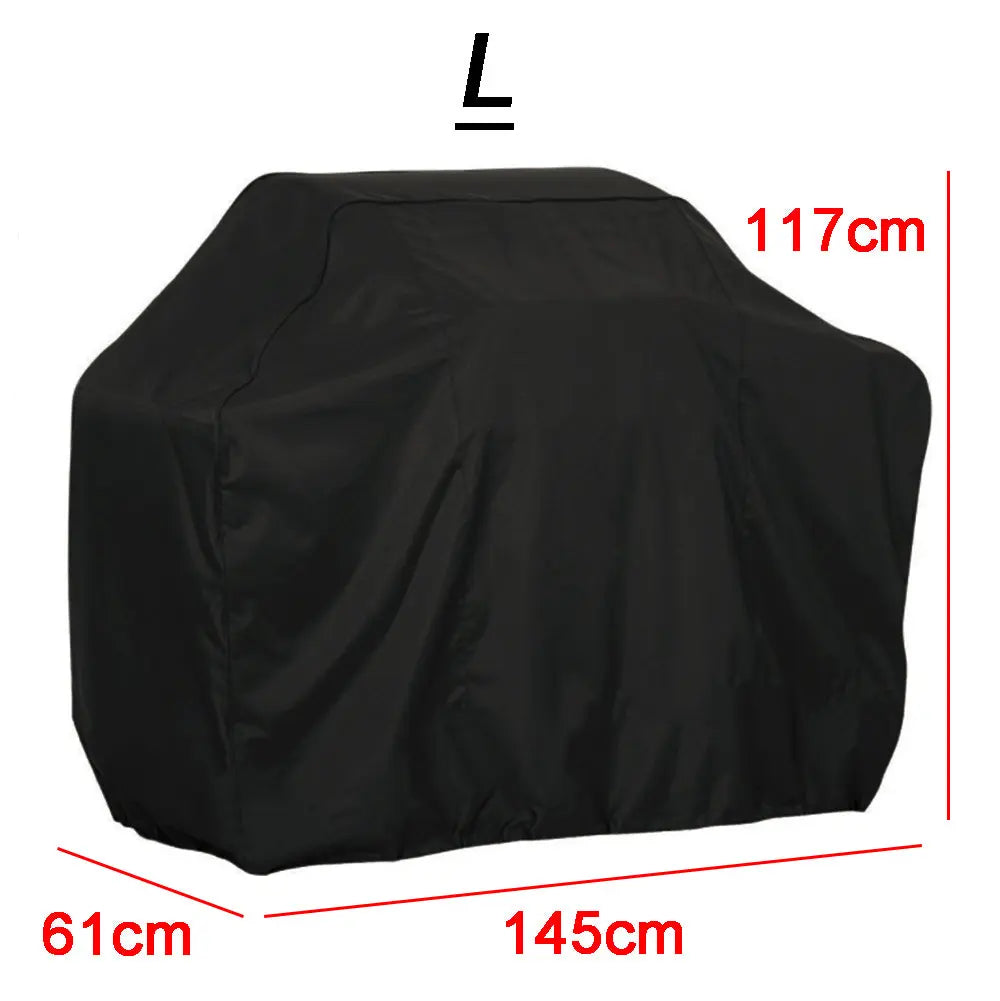 Housse Barbecue Oxford Waterproof NEVIA Black-145x61x117cm