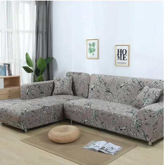 Housse Canapé Adaptable COVERLY Grey-4 seats
