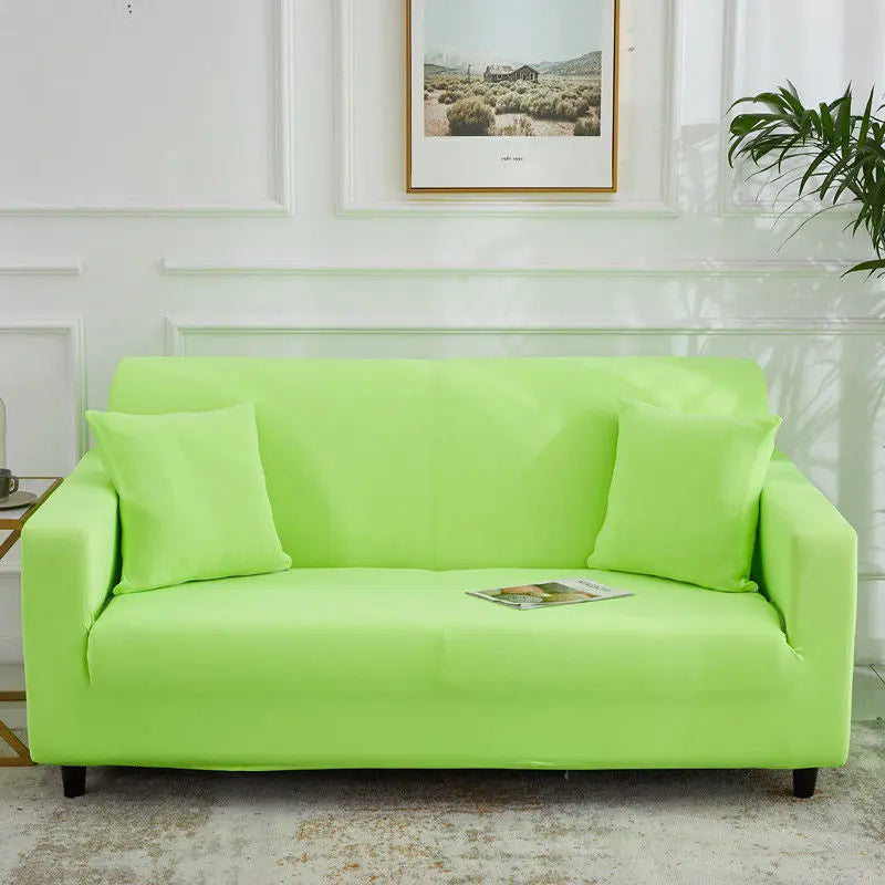 Housse Canapé Extensible POLYMAX Fluorescent green-Pillowcase