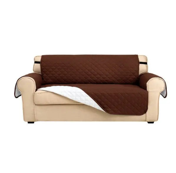 Housse Canapé Réversible SOFLI Dark brown-Chair