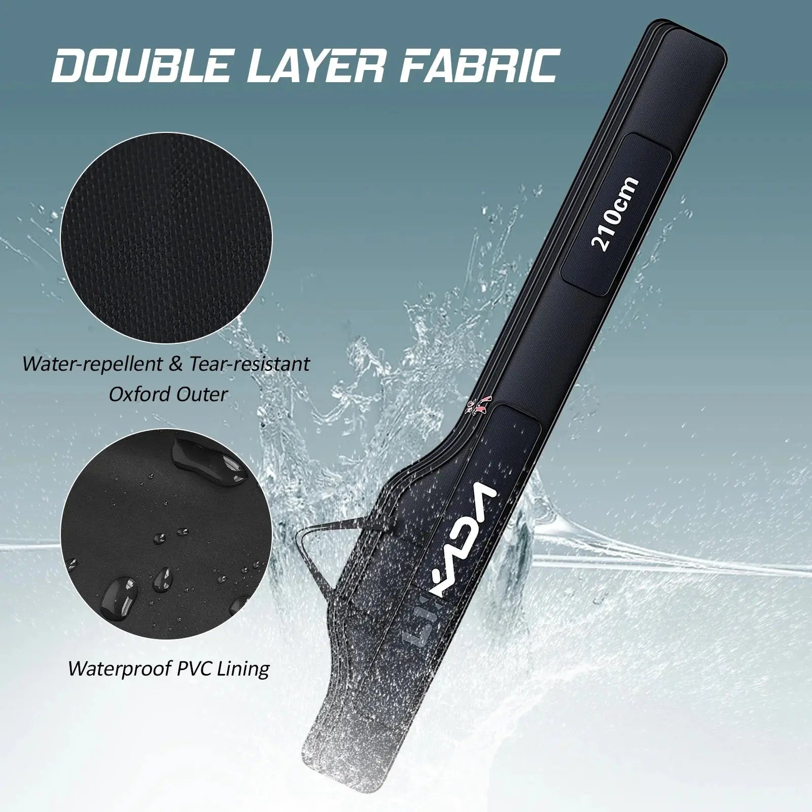 Housse Canne Pêche Durable FISHLY Housse de France