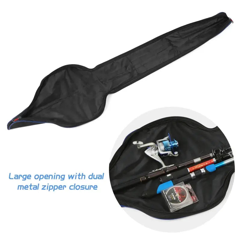Housse Canne Pêche Nylon Portable VEXADA Housse de France