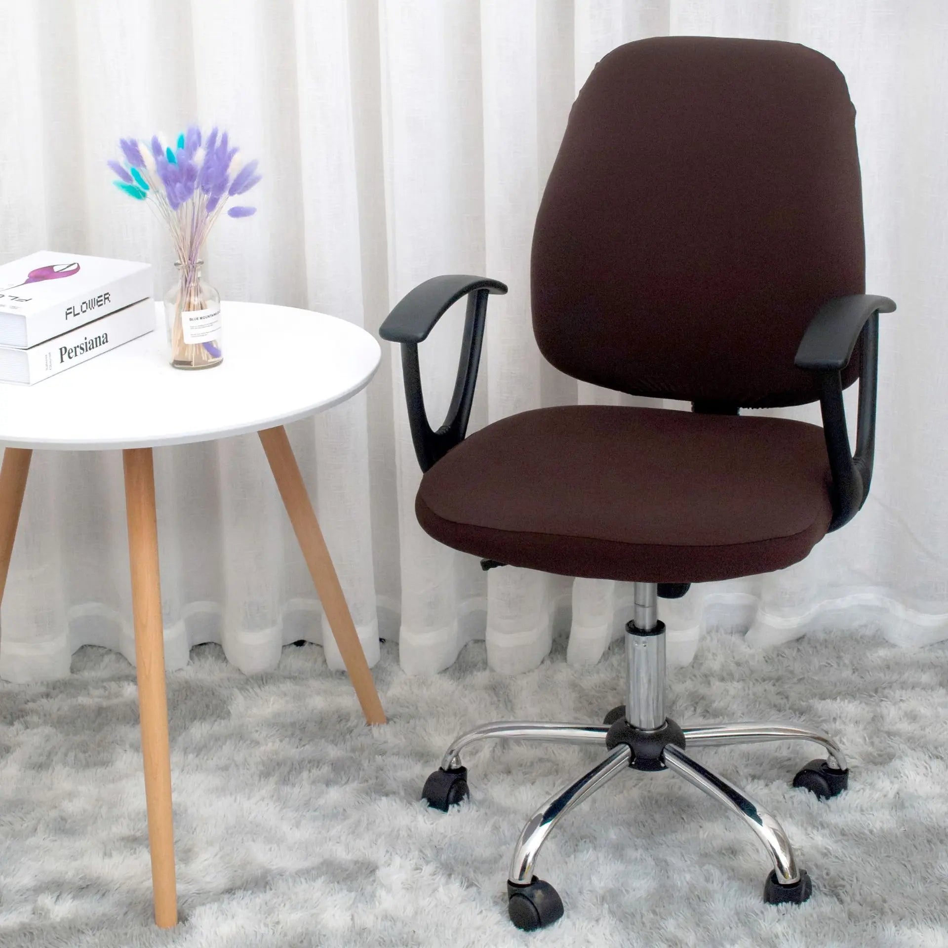 Housse Chaise Élastique ASTRON Coffee-Free Size