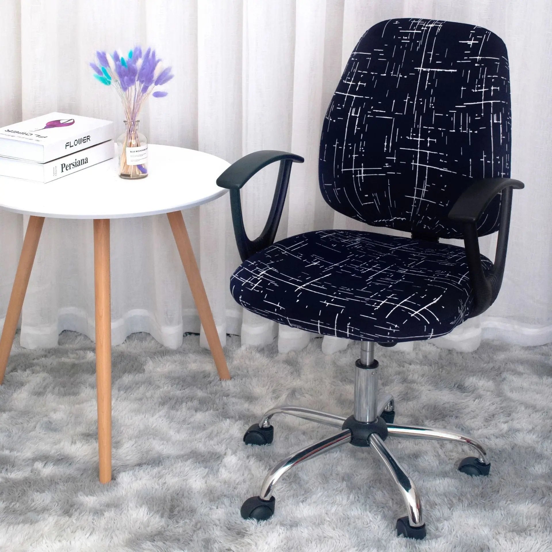 Housse Chaise Élastique ARENO Starry City-Free Size