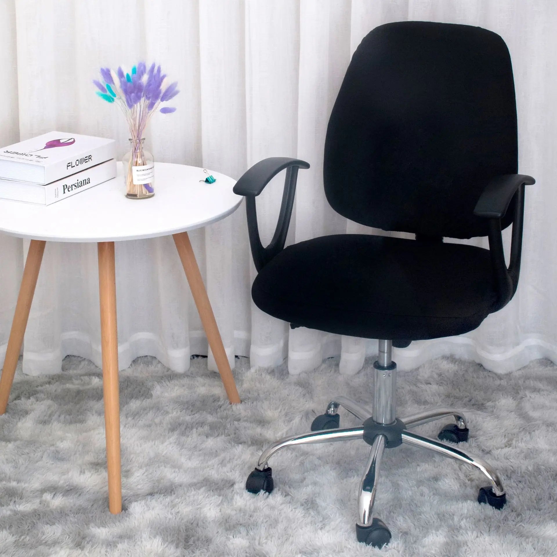 Housse Chaise Élastique ASTRON Black-Free Size