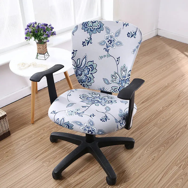 Housse Chaise Moderne SWIRL Mimosa-Split Chair Cover