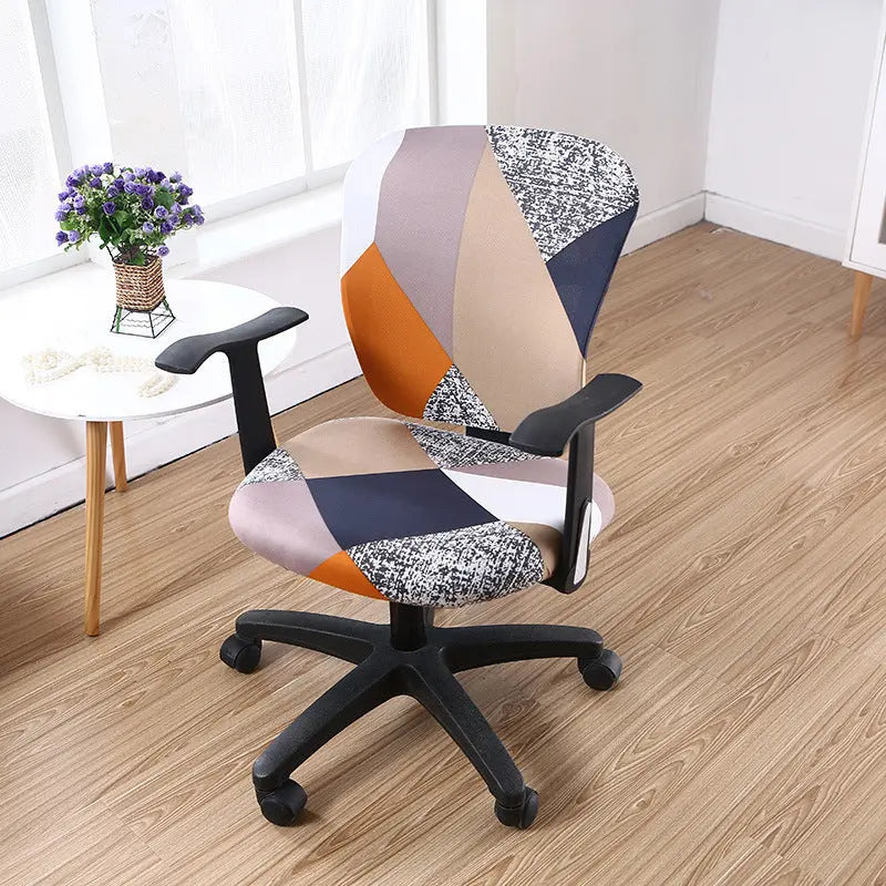 Housse Chaise Moderne SWIRL Rubik's Cube-Split Chair Cover