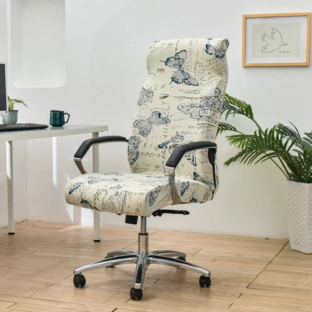 Housse Chaise Rotative ZIBOR Colorful Butterfly-M