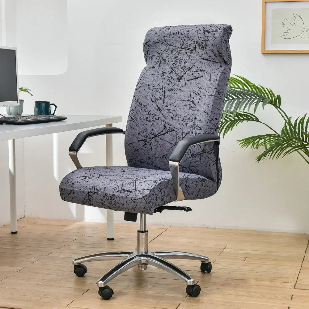 Housse Chaise Rotative ZIBOR Heather Gray-L