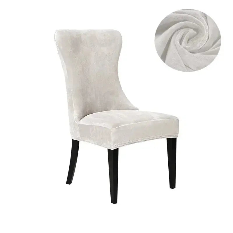 Housse Chaise Velours Doux YUKANA Housse de France