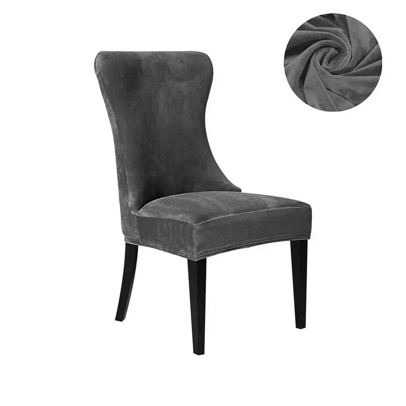 Housse Chaise Velours Doux YUKANA Housse de France