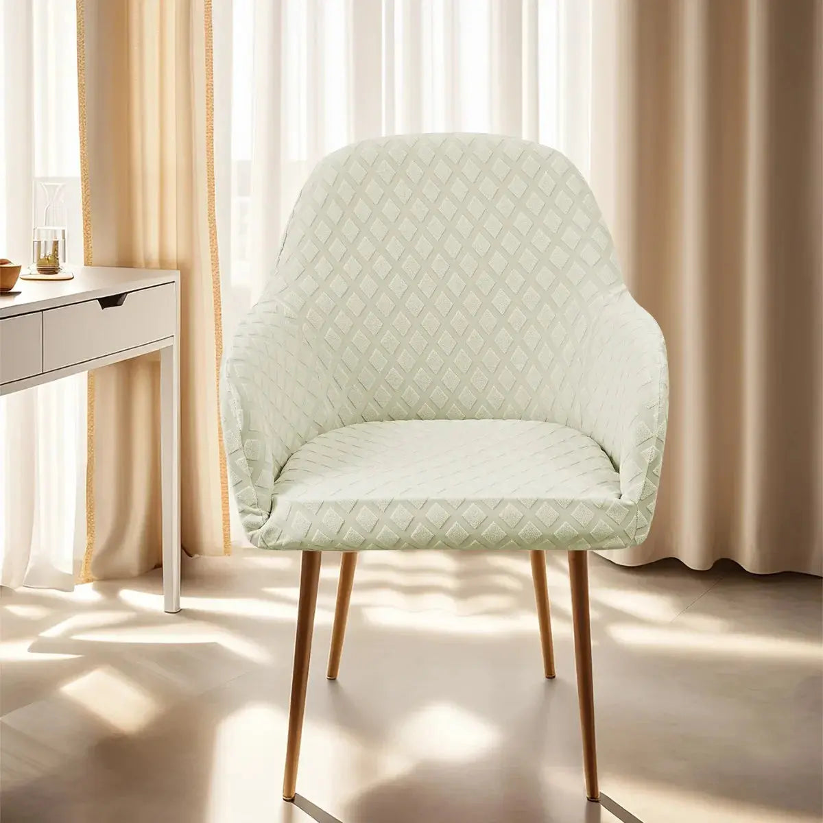 Housse Chaise Velours Extensible VELINA Housse de France