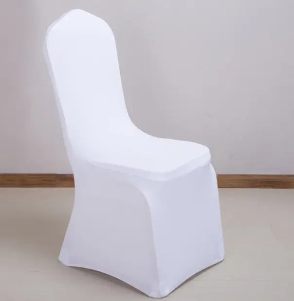 Housse De Chaise Pour Mariage Élastique EUPHORIA White thin-Q50pcs