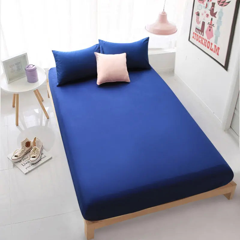 Housse De Matelas Coton Antidérapant SERENA Navy-120