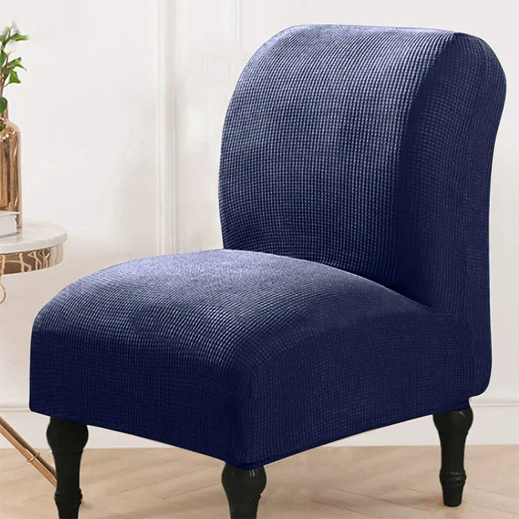 Housse Fauteuil Moderne PLERIX Navy Blue-Fat Stool Chair Cover XL Size