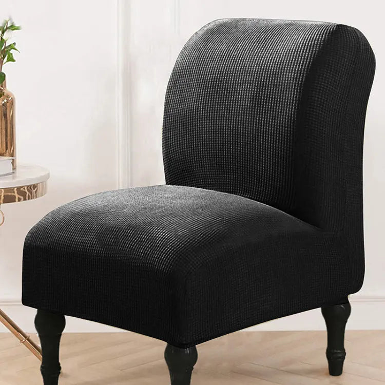Housse Fauteuil Moderne PLERIX Black-Fat Stool Chair Cover XL Size