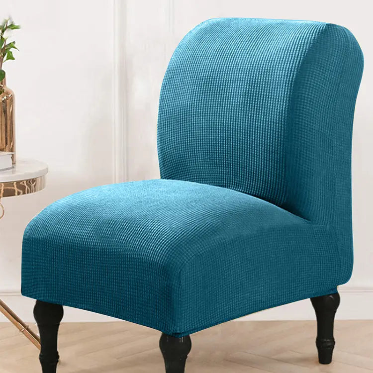 Housse Fauteuil Moderne PLERIX Peacock Blue-Fat Stool Chair Cover XL Size