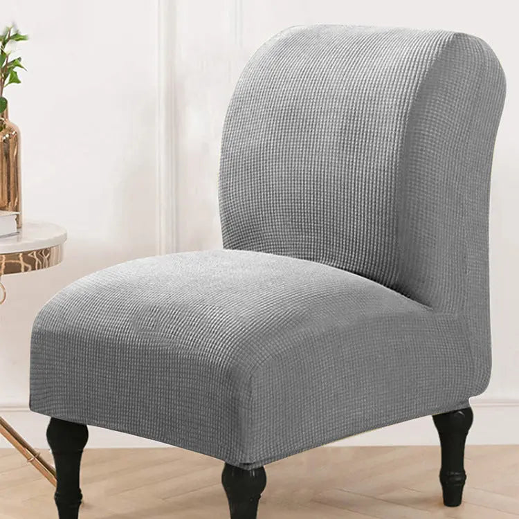 Housse Fauteuil Moderne PLERIX Light Gray-Fat Stool Chair Cover XL Size
