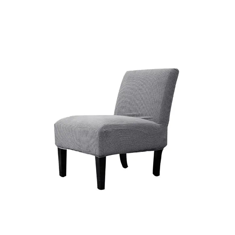 Housse Fauteuil Universelle POLARIS Light Gray-Fat Stool Chair Cover L Size