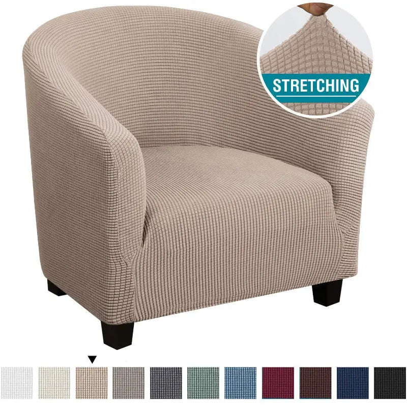 Housse Fauteuil Stretch PINELEX Khaki-Card seat sofa