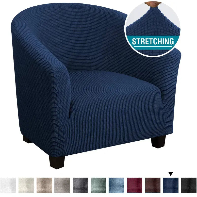 Housse Fauteuil Stretch PINELEX navy-Card seat sofa