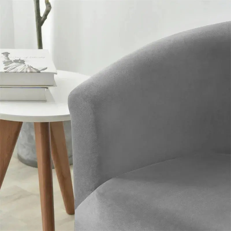 Housse Fauteuil Club Velours Anti-Gliss COVIA Housse de France