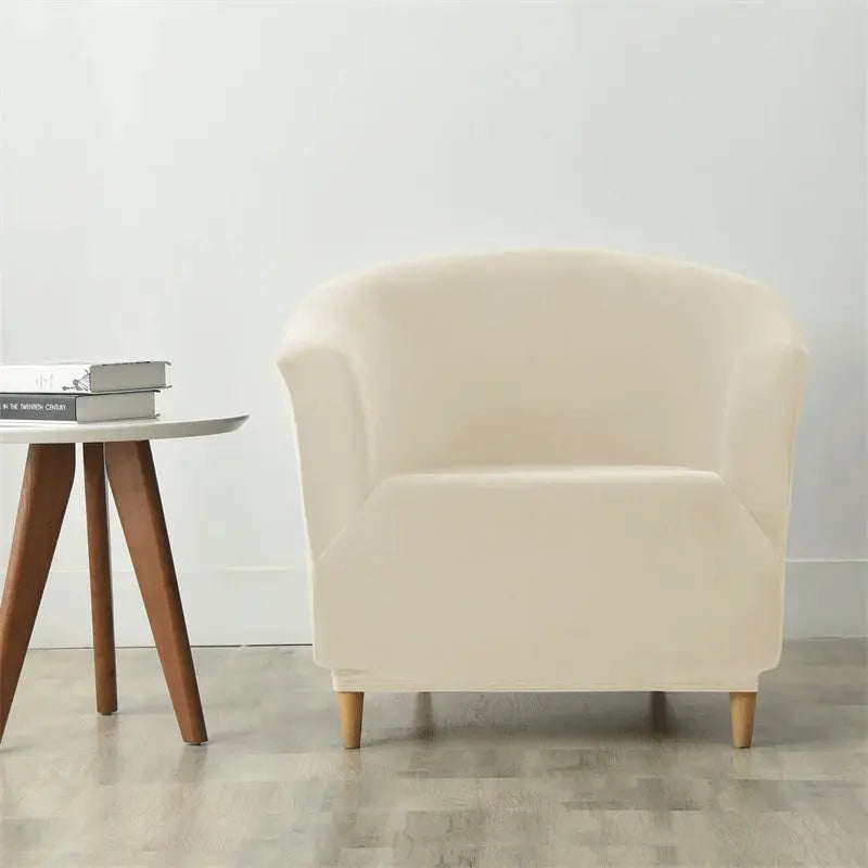 Housse Fauteuil Club Velours Anti-Gliss COVIA Housse de France