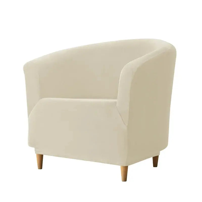 Housse Fauteuil Club Velours Anti-Gliss COVIA Housse de France