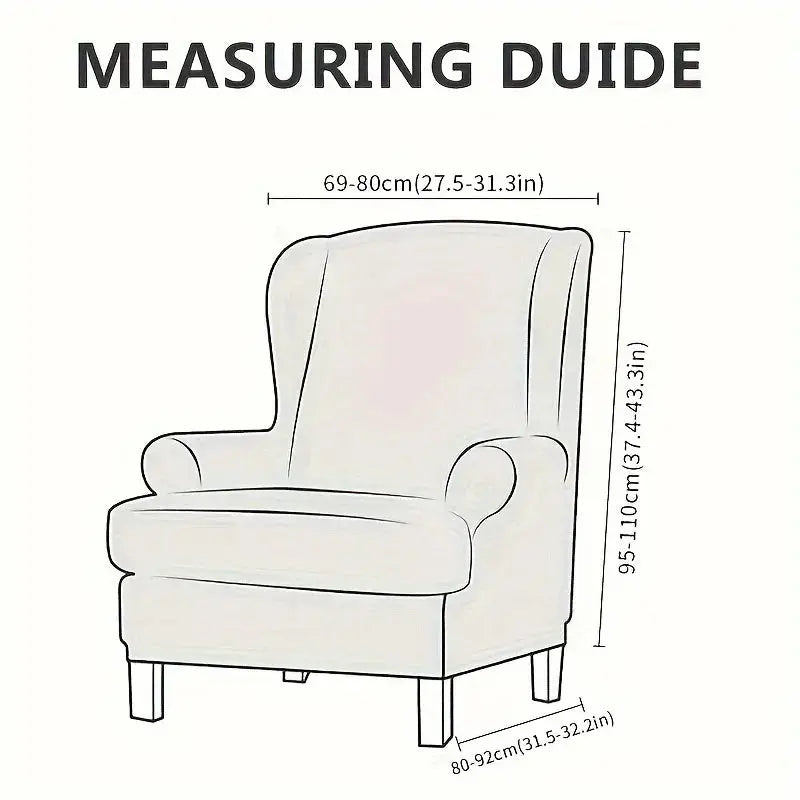 Housse Fauteuil Oreilles Velours VELORA Housse de France