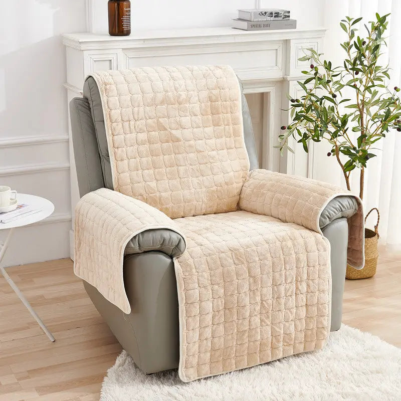 Housse Fauteuil Relax Douceur MIKA Rice coffee-116x190CM
