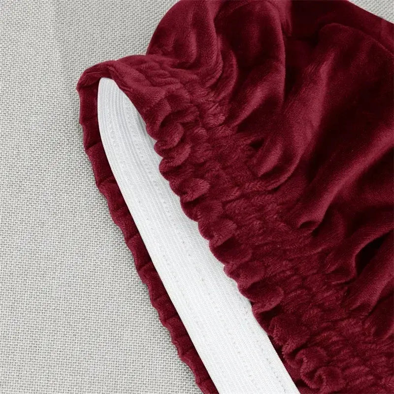 Housse Fauteuil Scandinave Velours AERIS Housse de France