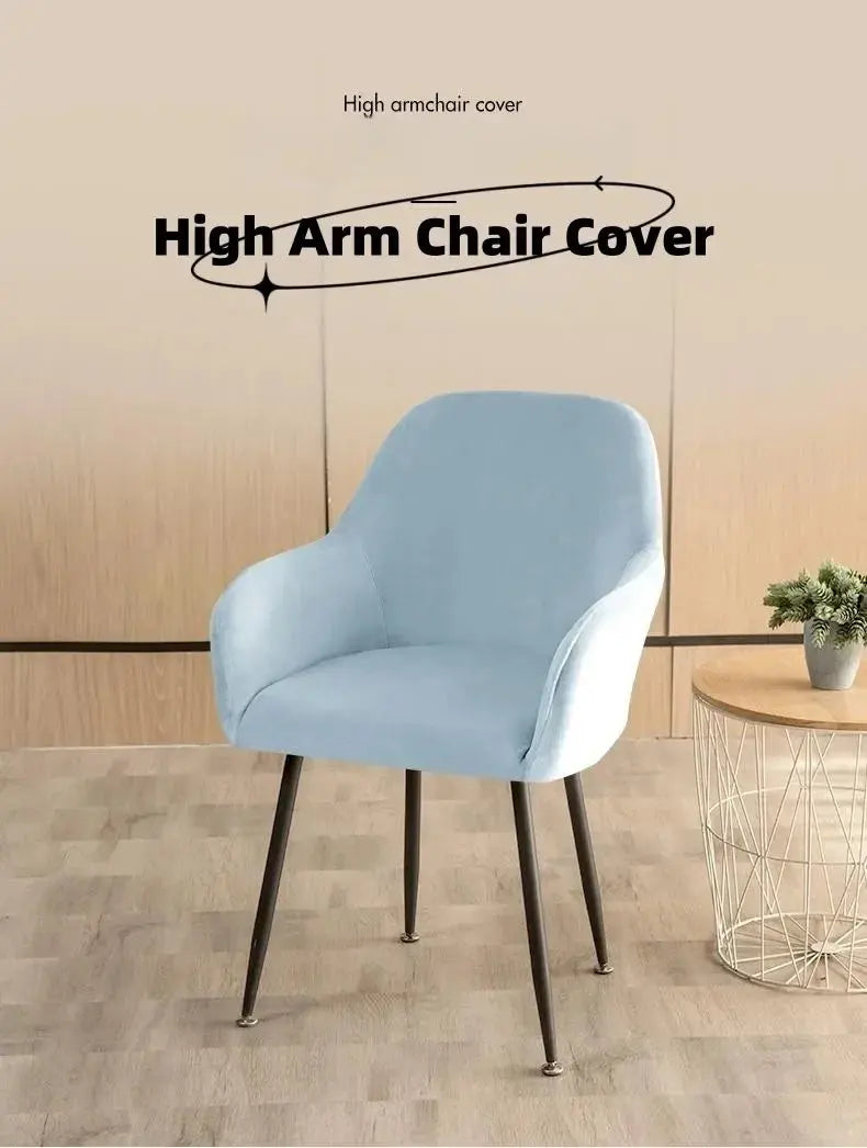 Housse Fauteuil Velours Scandinave PLENIO Housse de France