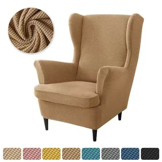 Housse Fauteuil Élastique TIGO Light Coffee-2PCS SET
