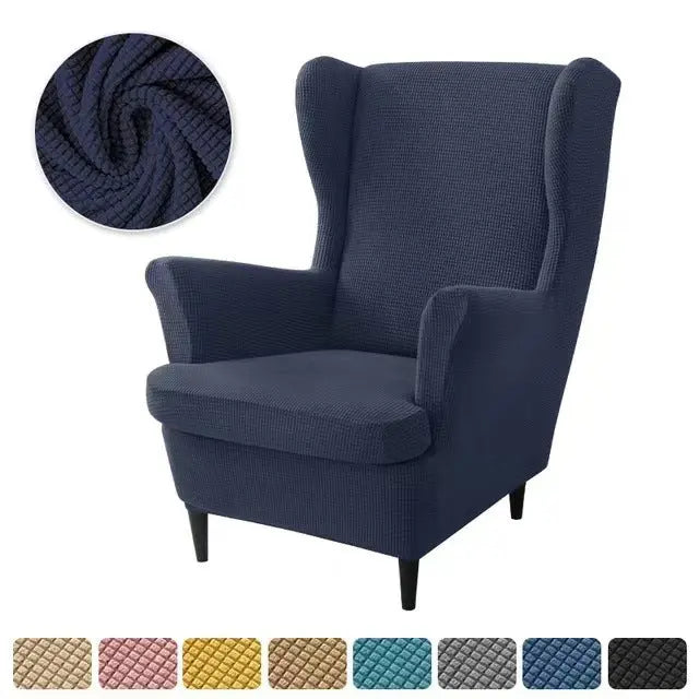 Housse Fauteuil Élastique TIGO Purplish Blue-3PCS SET