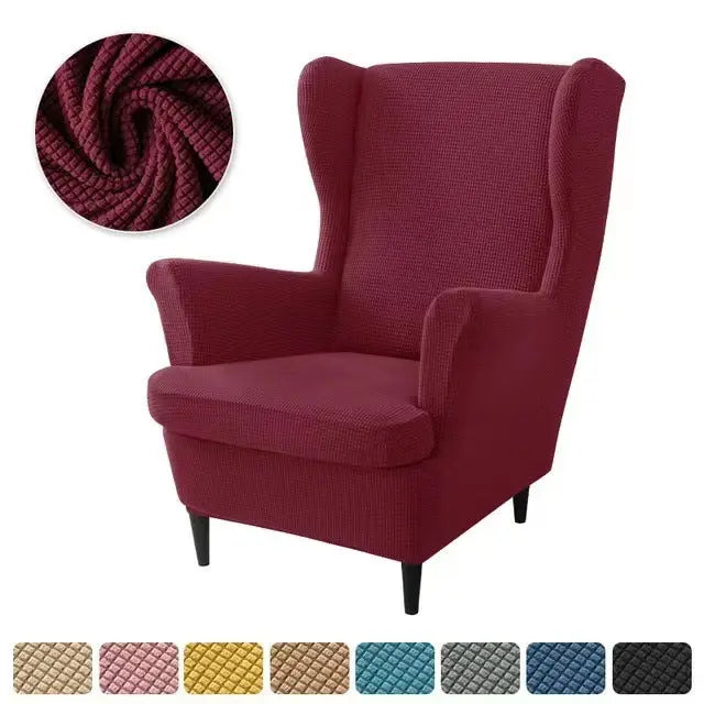 Housse Fauteuil Élastique TIGO Deep Red-2PCS SET