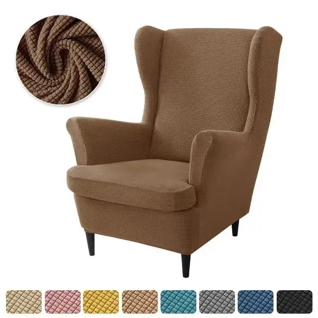 Housse Fauteuil Élastique TIGO Deep Coffee-2PCS SET