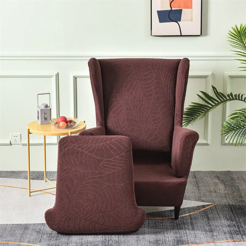 Housse Fauteuil Jacquard LUMENA Coffee-Tiger Chair Cover