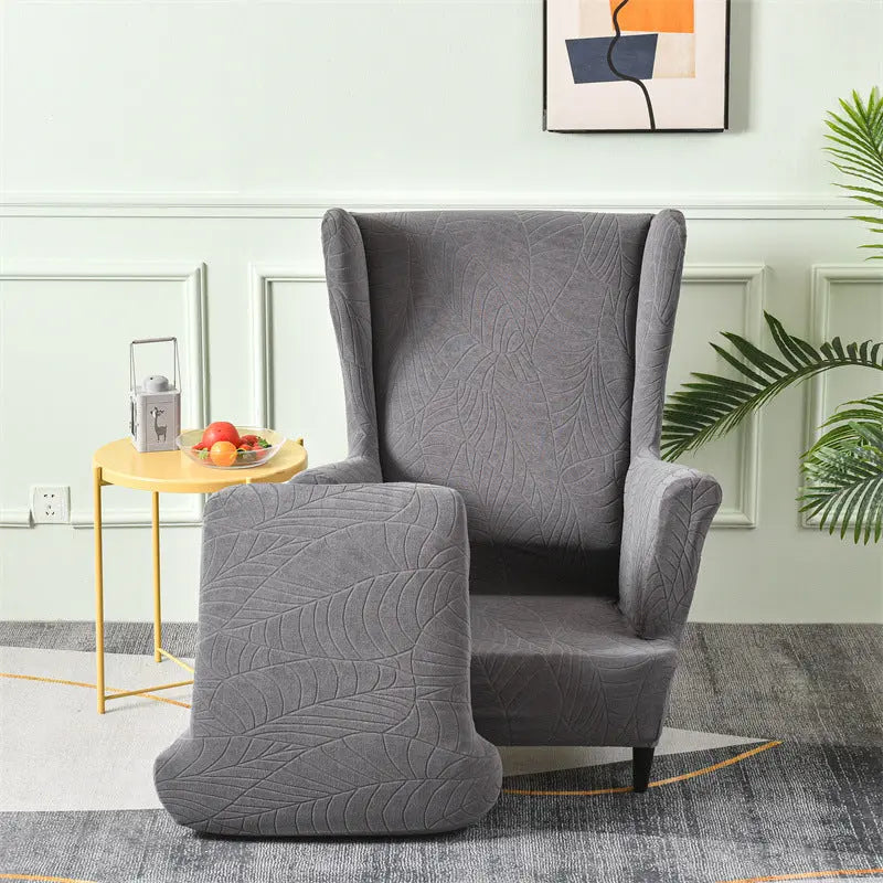 Housse Fauteuil Jacquard LUMENA Dark Gray-Tiger Chair Cover