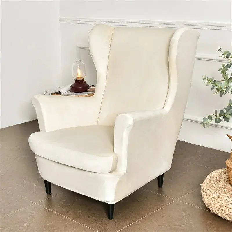Housse Fauteuil à oreilles velours SOLVIA Housse de France